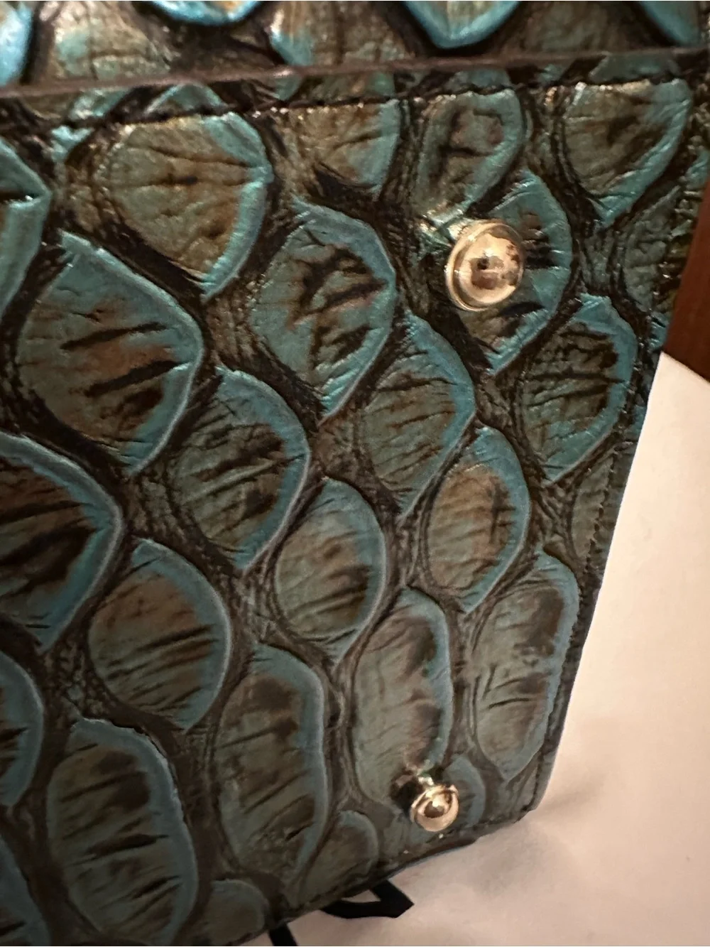 Brahmin Bird of Paradise Brasilia Large Caroline Leather Satchel